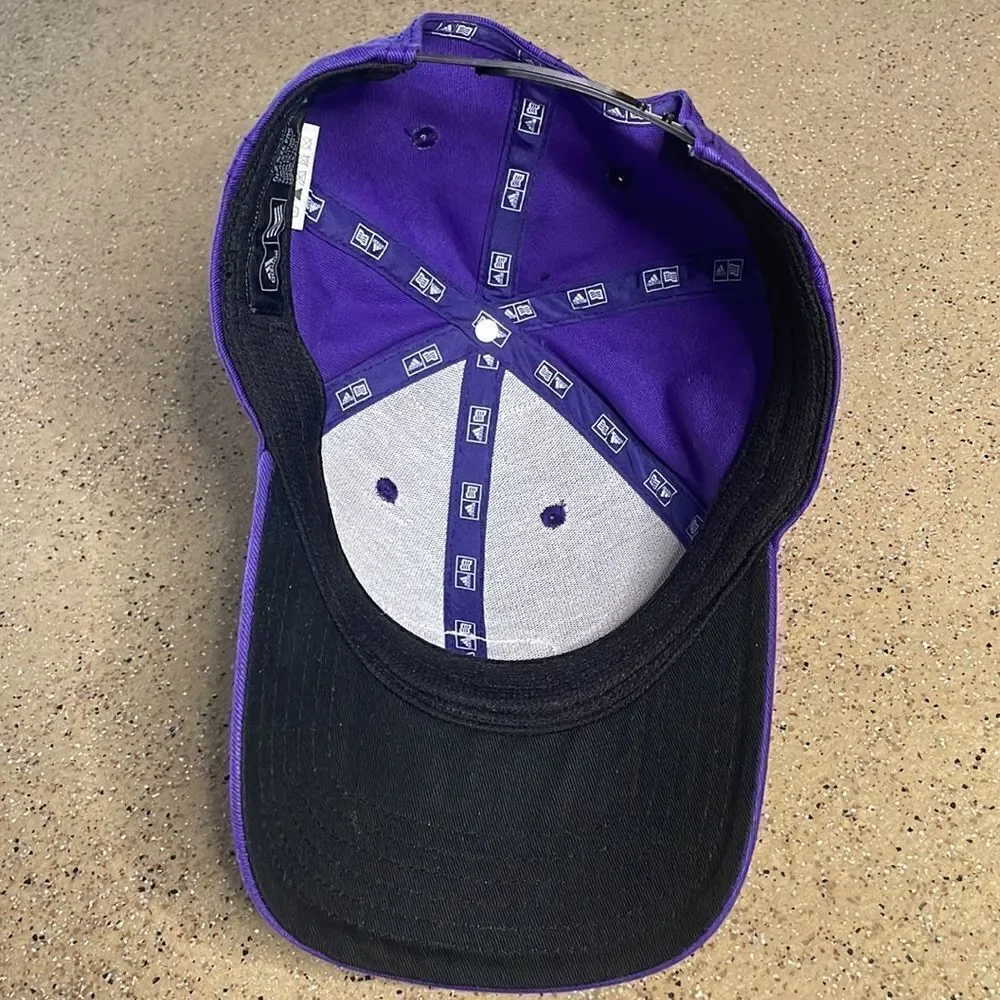 Adidas Purple Snap Back Hat Golf Baseball OS